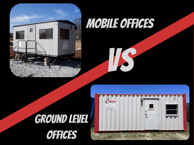 What's the difference between ground level offices and mobile offices?